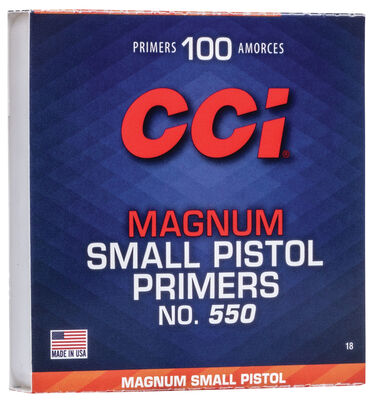 CCI #550 SM Pistol Magnum Primers (1000)